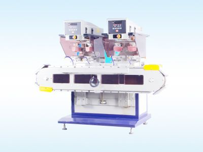 四色移印机 SP-848VD2 气动坦克带双体四色移印机 Four-color pad printer SP-848VD2 pneumatic tank with two-body four-color pad printer