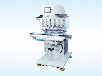 Six-color pad printer SPSFC-8610SDQ1 independent printer two-axis servo PLC controller six-color pad printer
