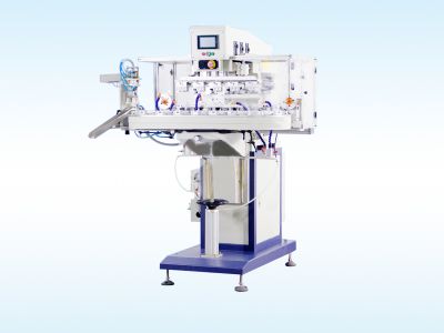 SPCC-856D Five-color Turntable Oil Cup Machine (with Cleaning Device) SPCC-856D Five-color Turntable Oil Cup Machine (with Cleaning Device)